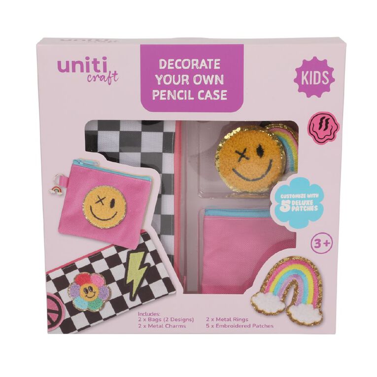 Uniti Kids Decorate Pencil Case, , hi-res