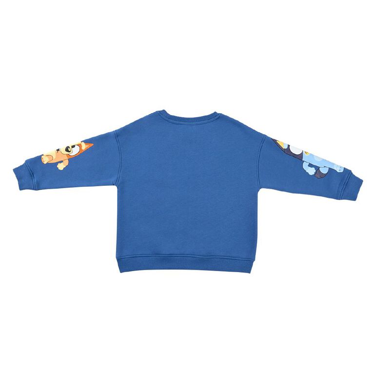 Bluey Crew Sweatshirt, Blue Mid, hi-res