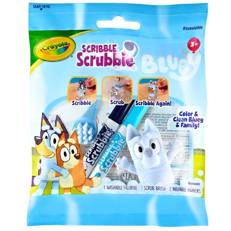 Crayola Scribble Scrubbie Pets Bluey, , hi-res