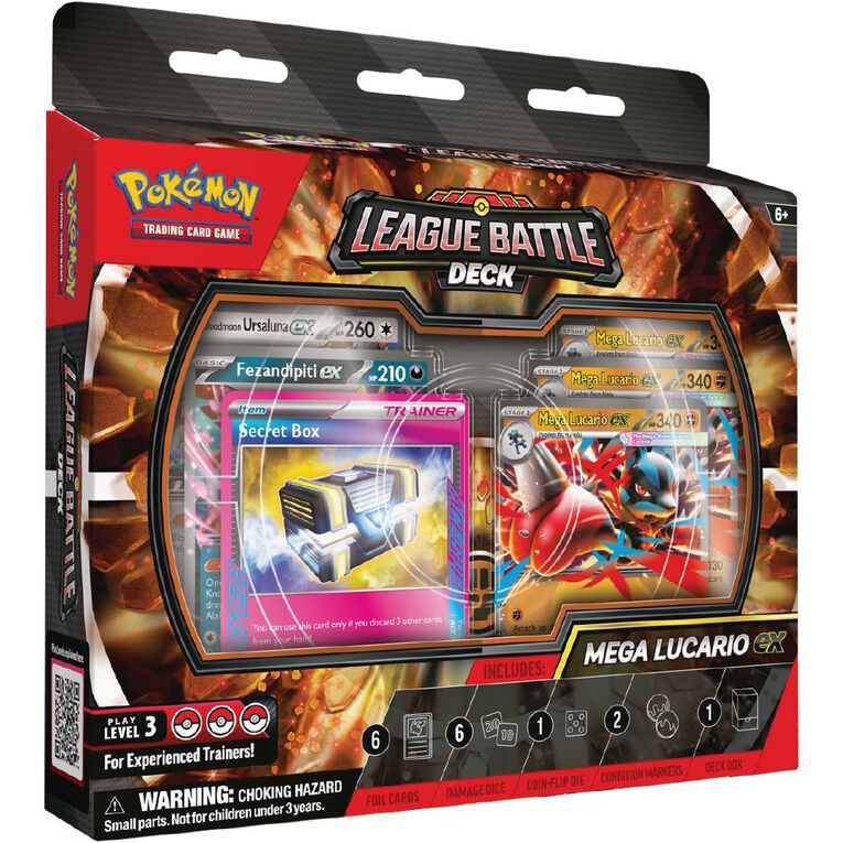 Pokemon Mega Lucario Ex League Battle Deck LIMIT 2 PER CUSTOMER Assorted, , hi-res