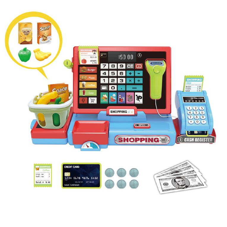 Play Studio Cash Register Set With Sound, , hi-res