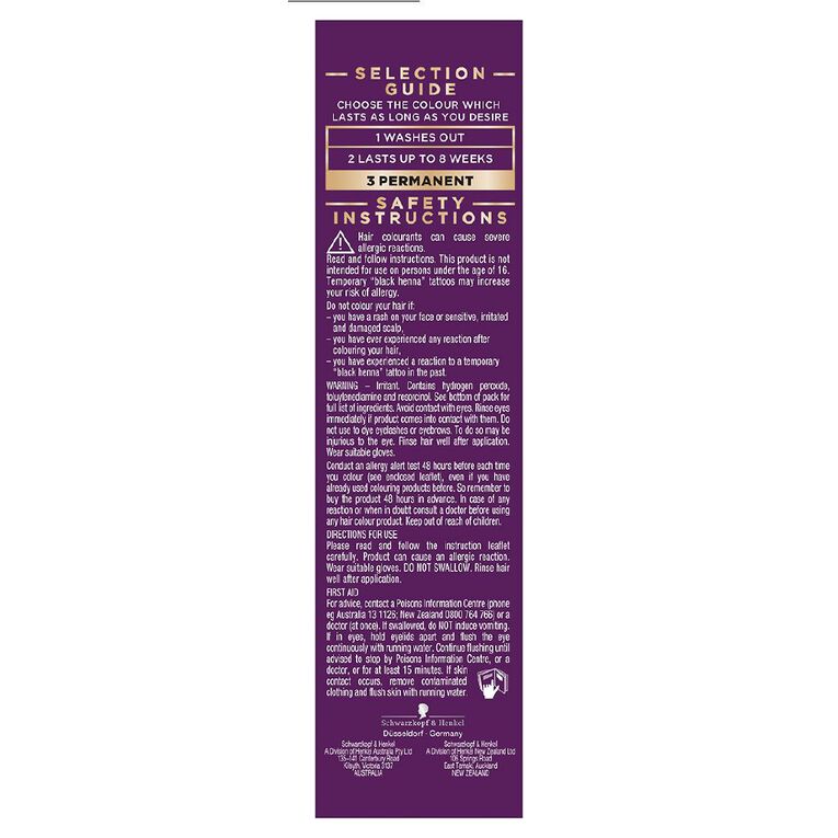 Napro Palette Hair Colour Dark Brown 3-0, , hi-res