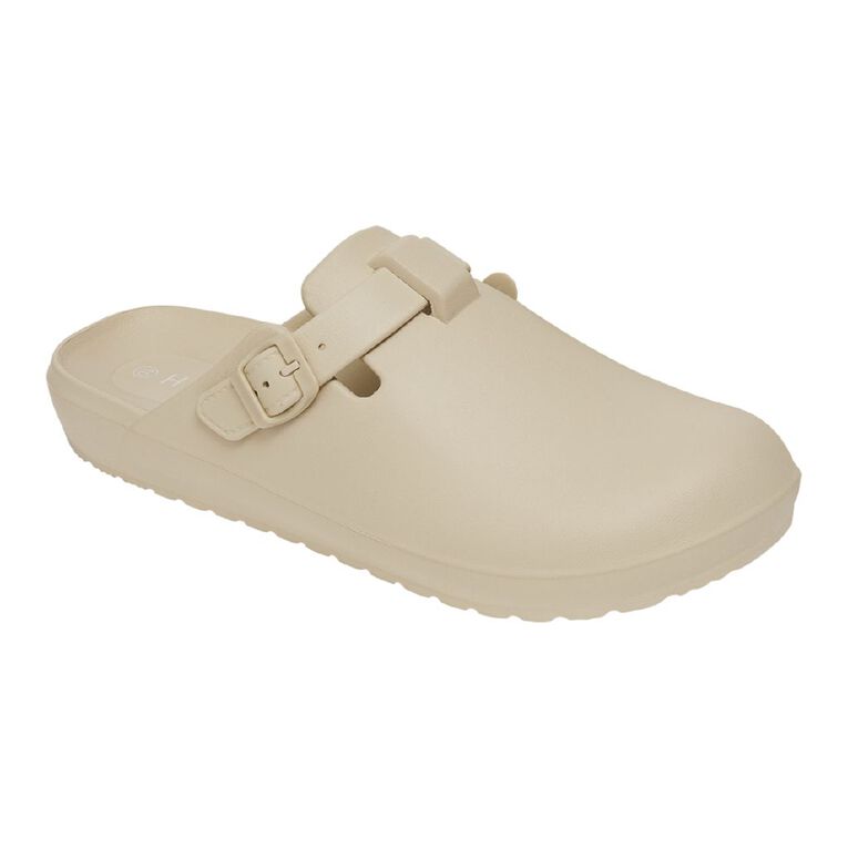 H&H Men's Comfort Mules, Beige, hi-res