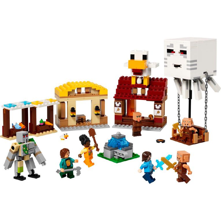 LEGO Minecraft The Ghast Balloon Village Attack 21273, , hi-res