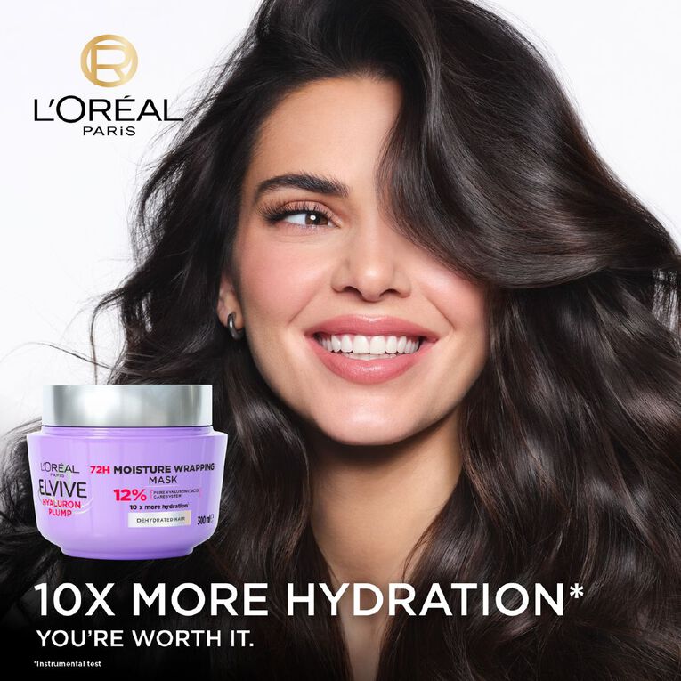 L'Oreal Paris Elvive Hyaluron Plump Mask 300ml, , hi-res