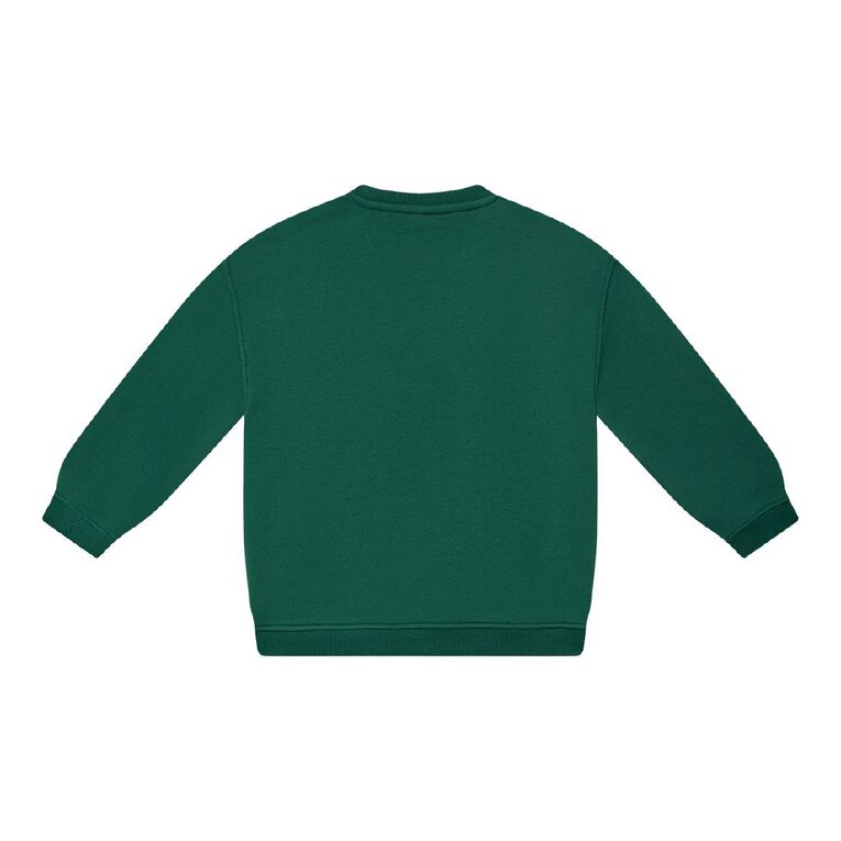 Young Original Cosy Crew Sweat, Green Dark, hi-res
