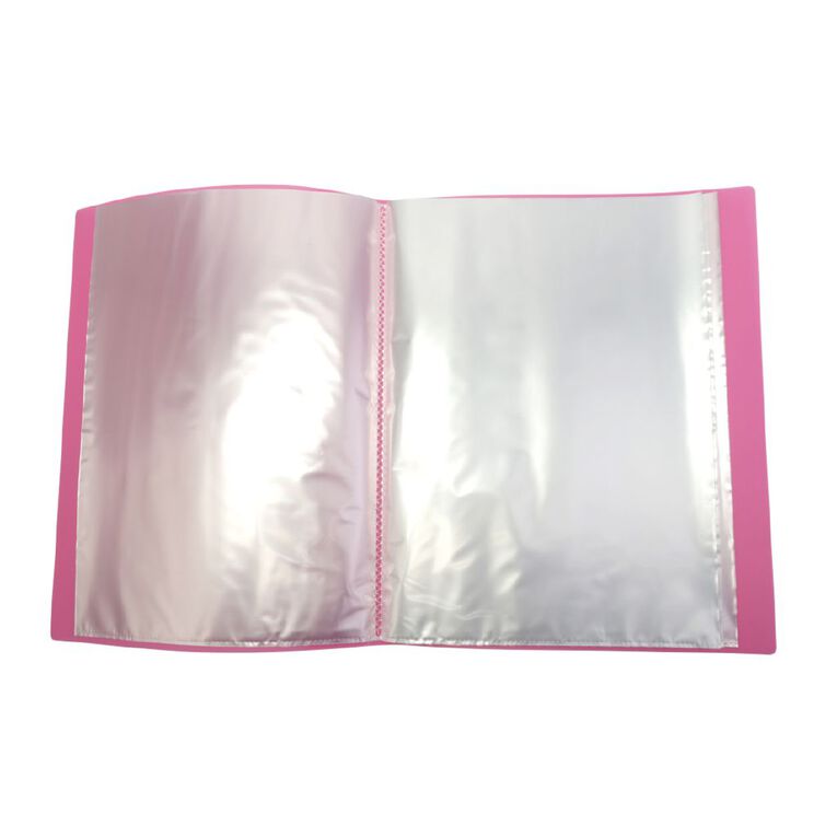 WS Colour Pop Clearbook Premium 40 Page Pink, , hi-res
