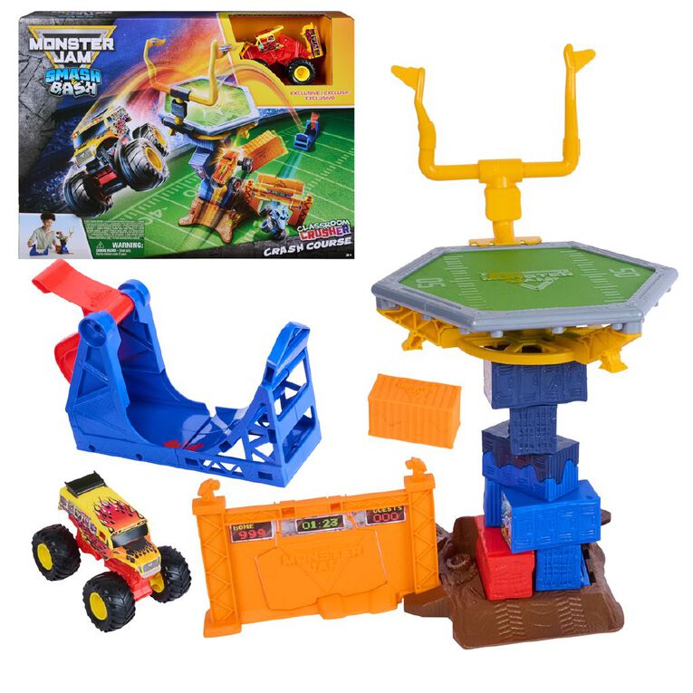 Monster Jam Crash Course Playset 1:64, , hi-res