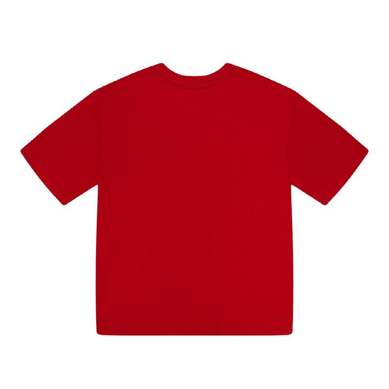 Young Original Short Sleeve Relaxed Print Tee, Red Mid, hi-res