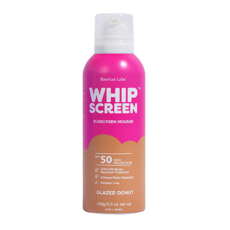 WhipScreen Glazed Donut SPF50 Sunscreen Mousse 160g, , hi-res