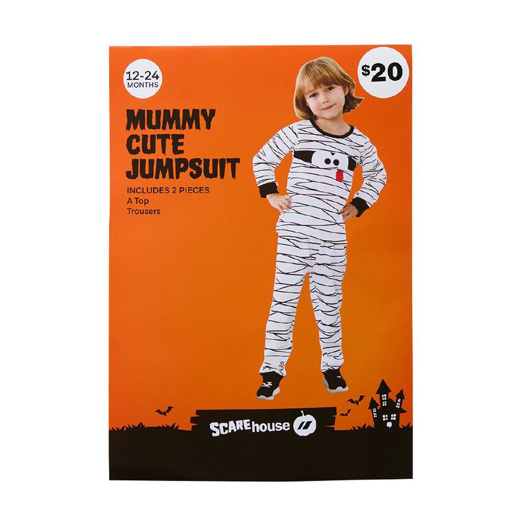 Scarehouse Mummy Cute Jumpsuit 1-2 Years, , hi-res