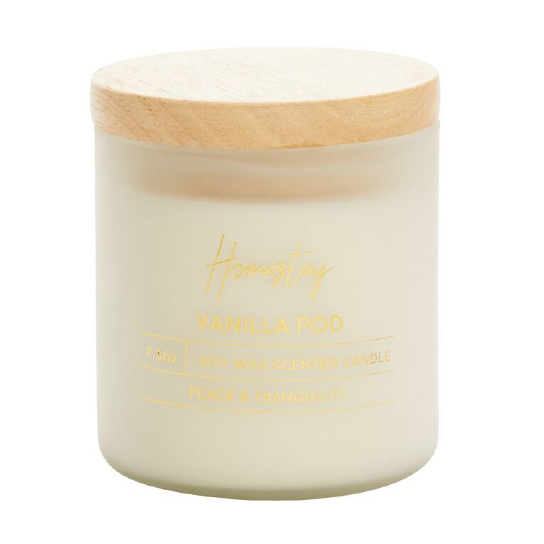 Living & Co Homestay Vanilla Candle White White The Warehouse