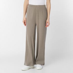 H&H Women's Wide Rib Pull On Pants
