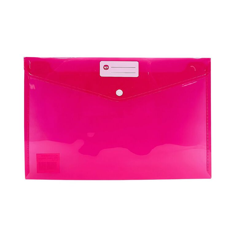 WS Colour Pop Document Wallet Dome Pink, , hi-res