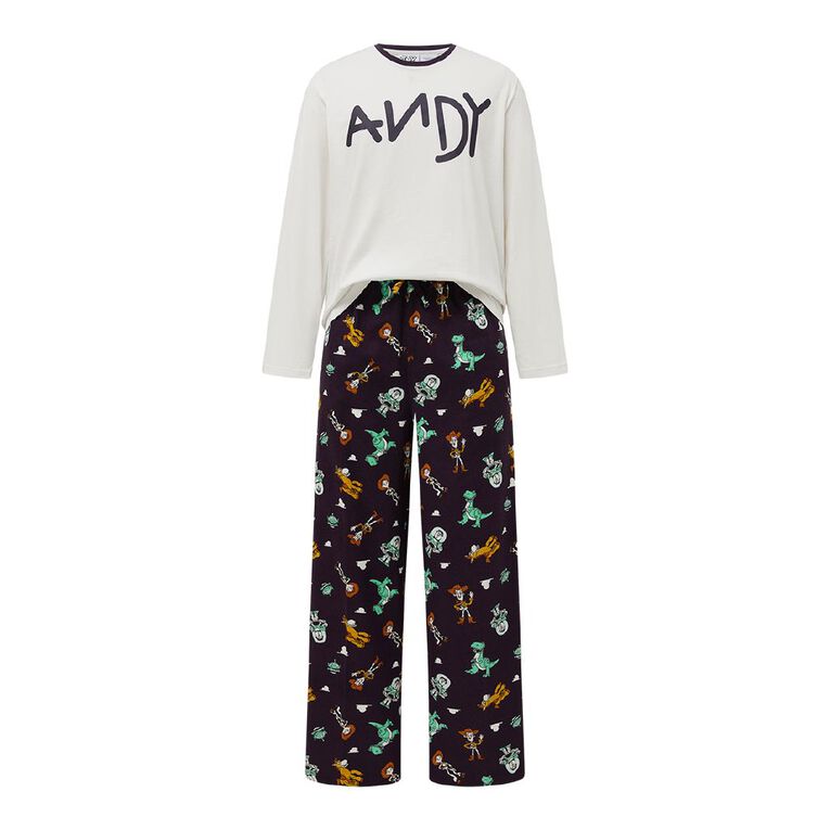 Toy Story Men's Jersey and Flannelette Pyjama Set, Cream, hi-res