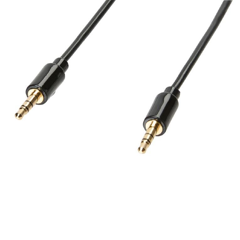 Tech.Inc 3.5mm Aux Cable 1m Black, , hi-res