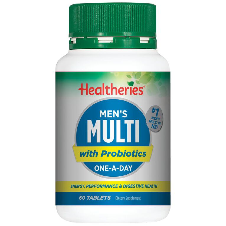 Healtheries Men's Multi One-a-Day Tablets 60s, , hi-res