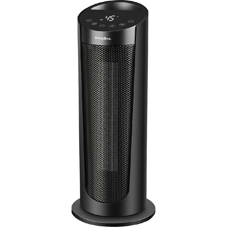 Living & Co Digital Ceramic Tower Heater 45cm, , hi-res