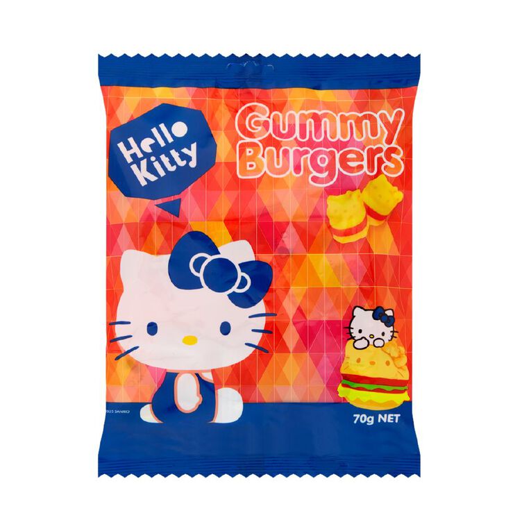 Hello Kitty Gummy Burger Bag 70g, , hi-res