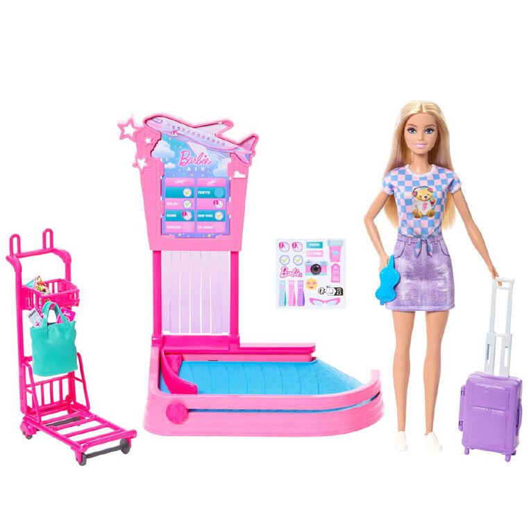 Barbie Limitless Adventures Travel Baggage Playset, , hi-res