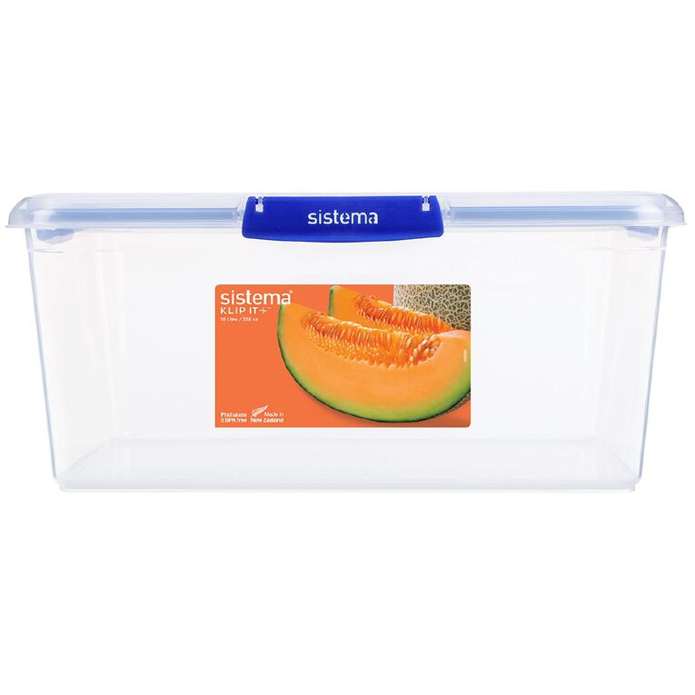 Sistema Klip It Plus Rectangular Container Assorted 10L, , hi-res