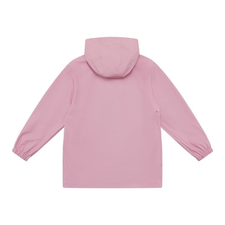 Young Original Waterproof Plain Raincoat, Pink Mid, hi-res