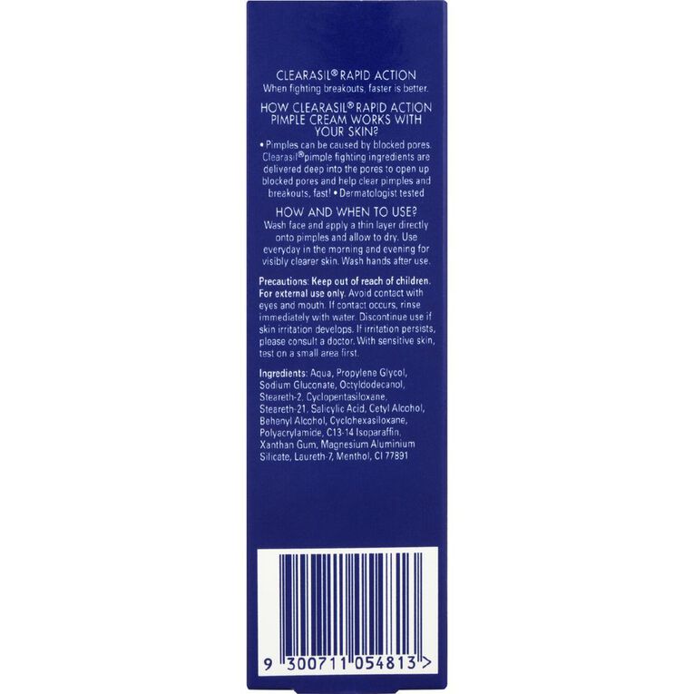 Clearasil Ultra Rapid Cream 15ml, , hi-res