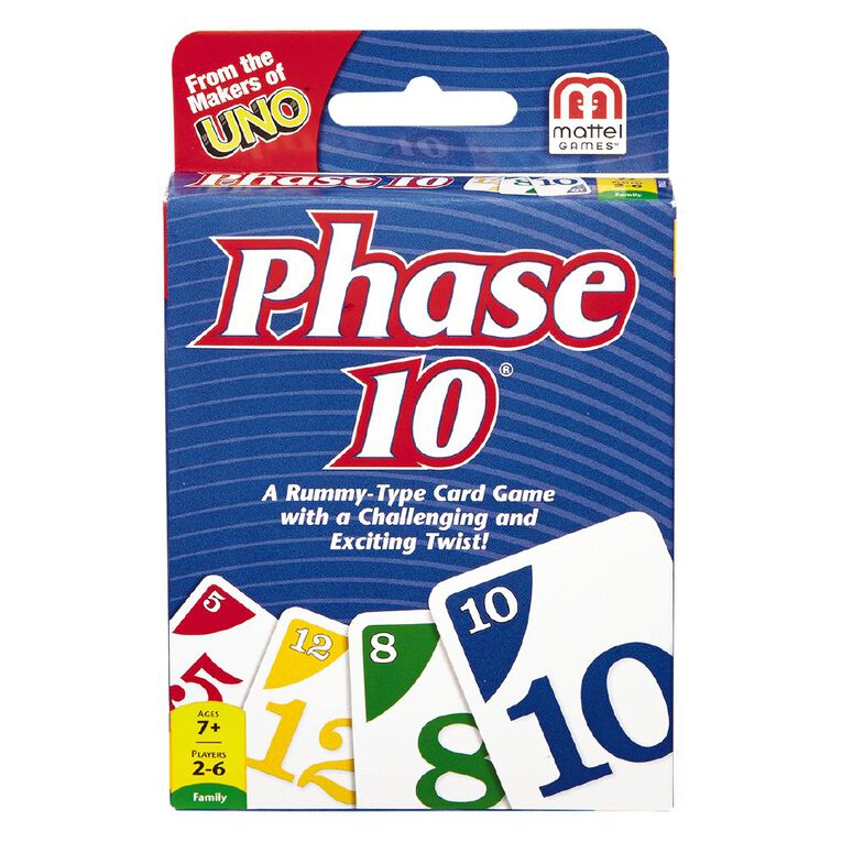 UNO Phase 10 Card Game, , hi-res