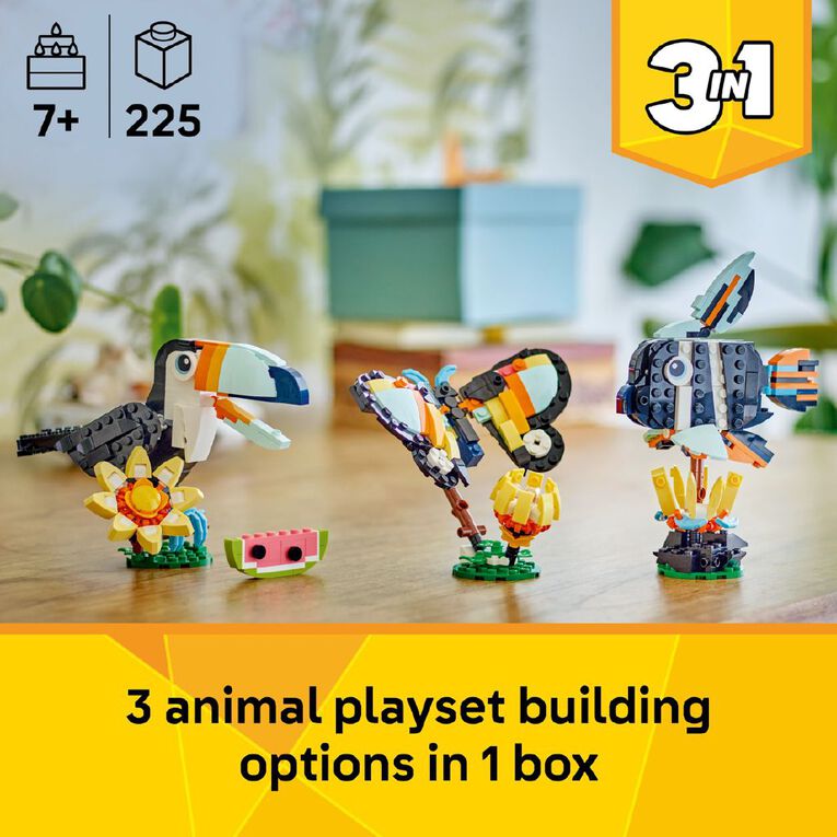 LEGO CREATOR Wild Animals Tropical Toucan 31173, , hi-res