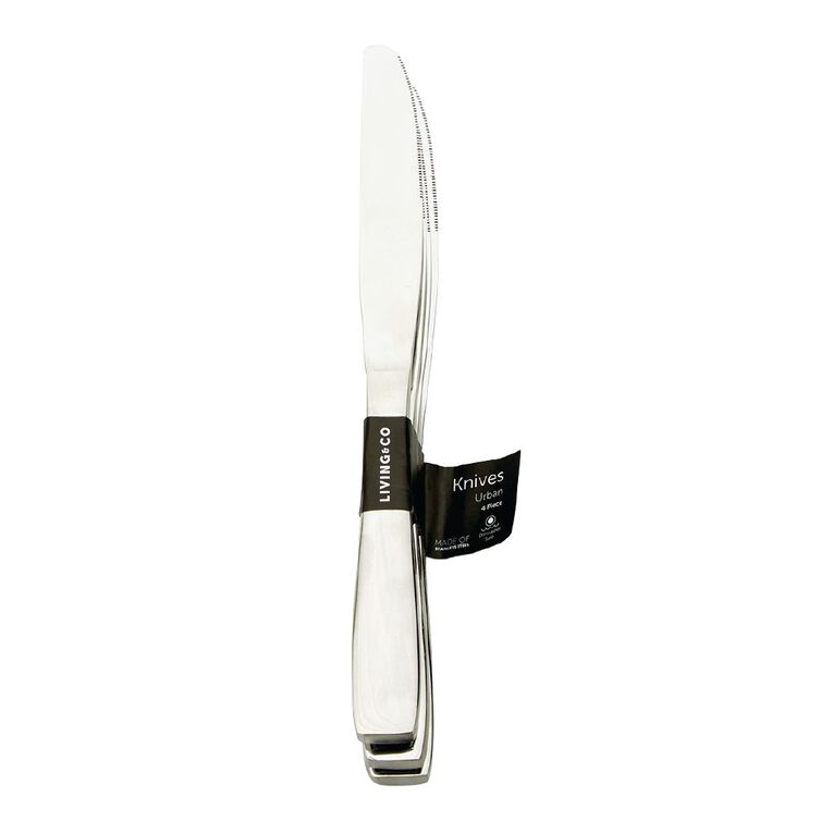 Living & Co Urban Knives Stainless Stainless Steel 4 Pack, , hi-res