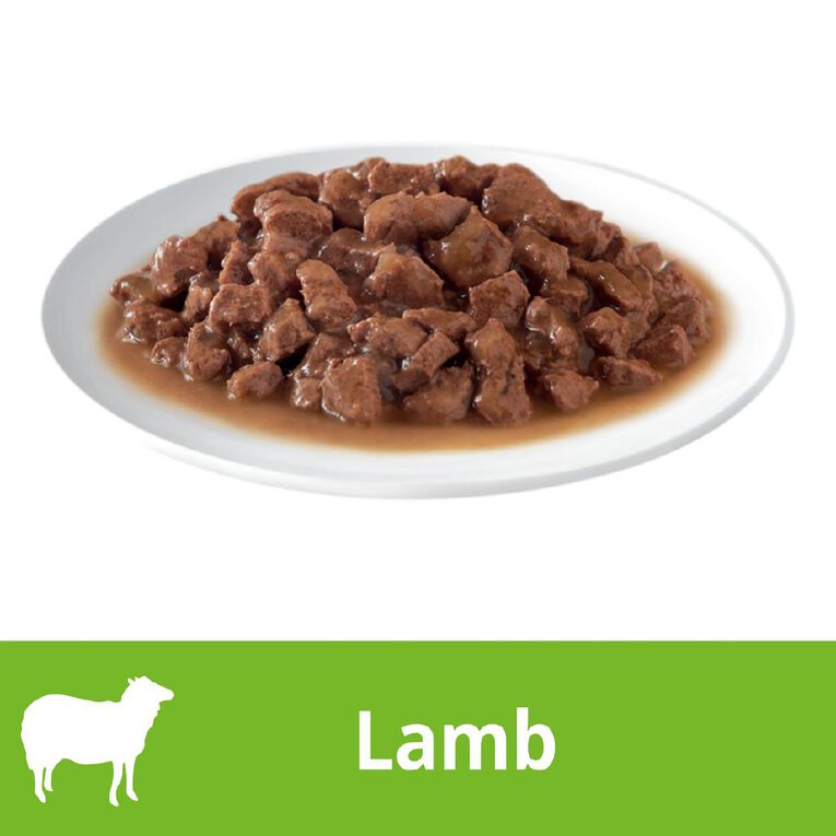 Dine Cuts in Gravy with Lamb Wet Cat Food Tray 85g, , hi-res