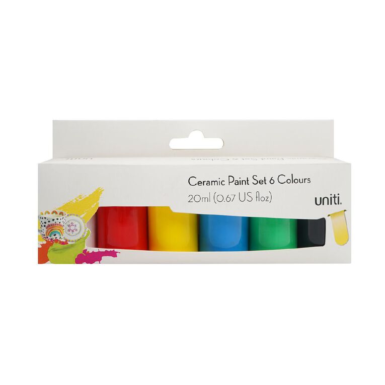Uniti Ceramic Paint 6pcs 20ml, , hi-res