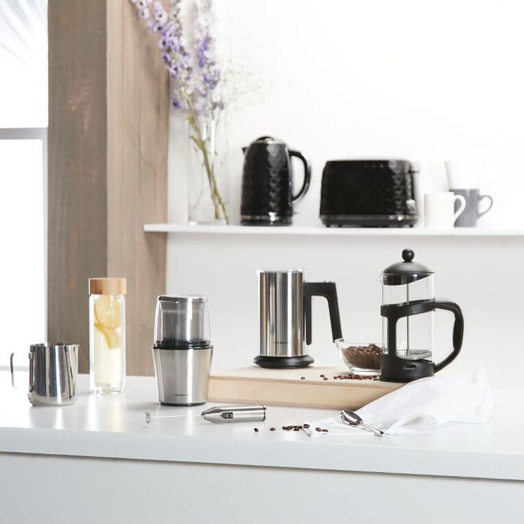 Living & Co Milk Frothing Jug Stainless Steel 600ml, , hi-res
