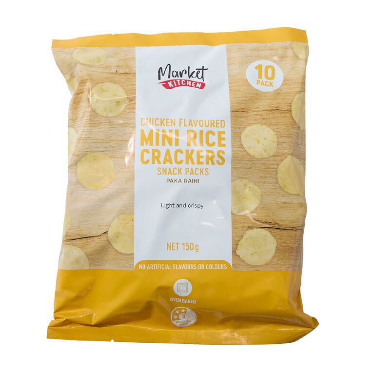 Market Kitchen Rice Crackers Chicken