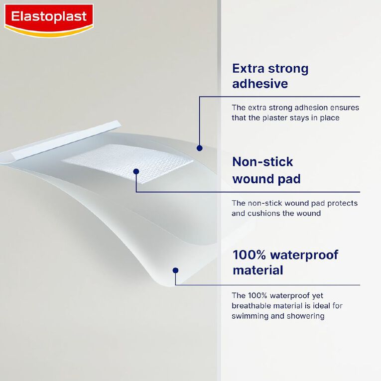 Elastoplast Aqua Protect Waterproof Strips 40 Pack, , hi-res