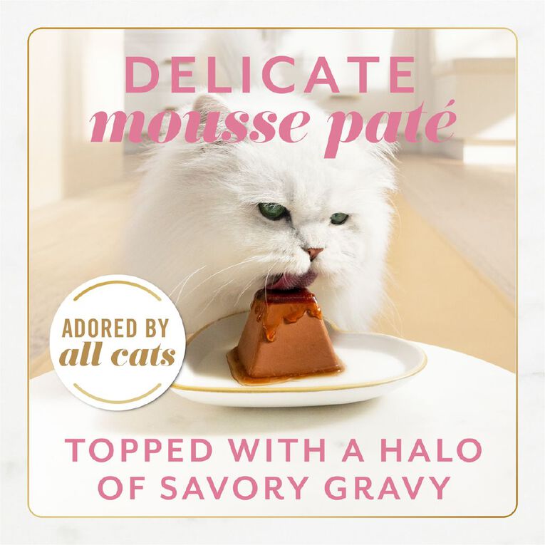 Fancy Feast Gems Salmon Mousse Wet Cat Food 2x57g, , hi-res