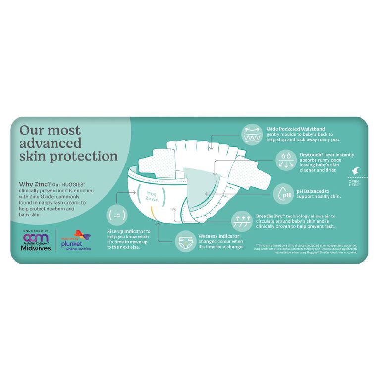 Huggies Infant Nappies 4-8kg Size 2 24 Pack, , hi-res