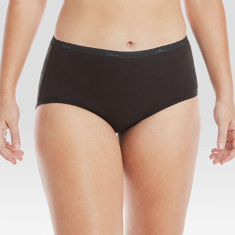 Hanes Women's Cotton Full Briefs 6 Pack, Purple Light, hi-res