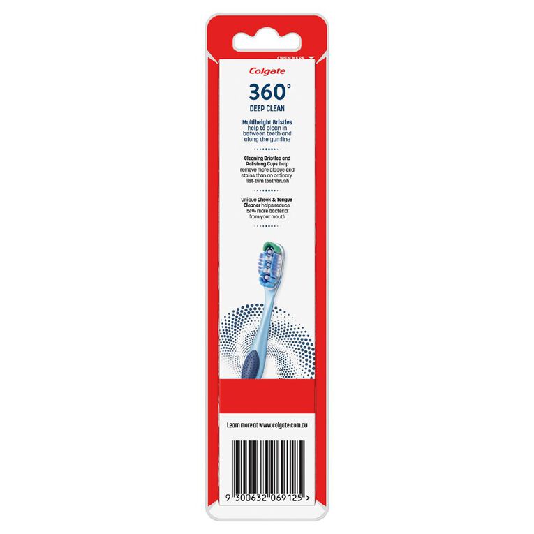 Colgate 360 Soft Toothbrush 2 Pack, , hi-res