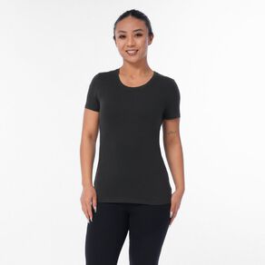 H&H Women's Short Sleeve Stretch Scoop Neck Tee