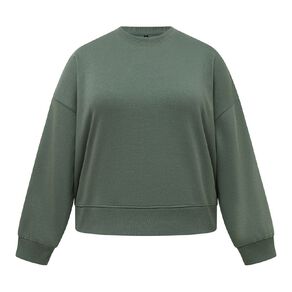 H&H Curve Women's Long Sleeve Crew Neck Sweater