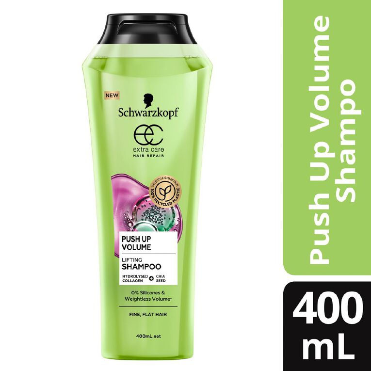 Schwarzkopf Extra Care Push Up Volume Lifting Shampoo 400ml, , hi-res