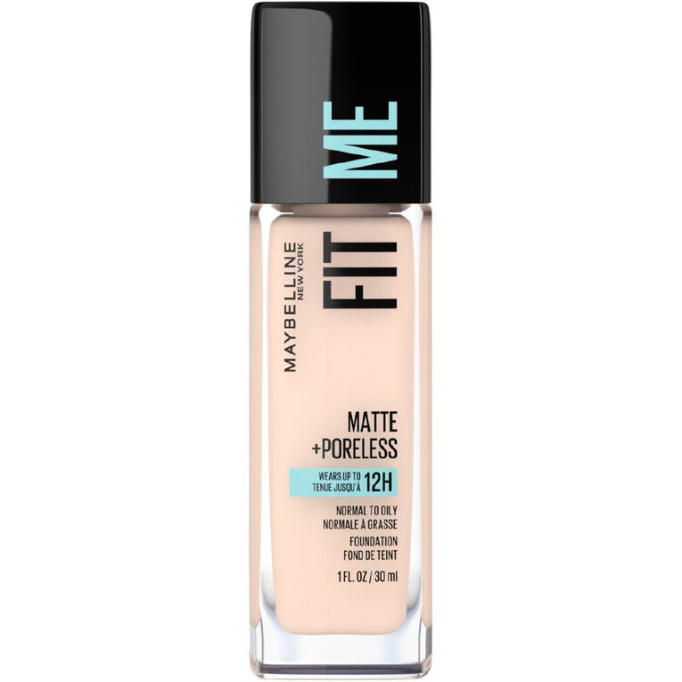 Maybelline Fit Me Matte + Poreless Foundation 102 Fair Porcelain, , hi-res