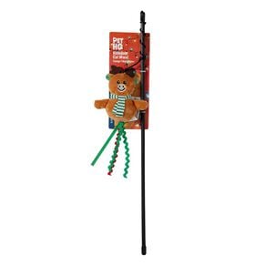 pet hq reindeer cat wand 1 each