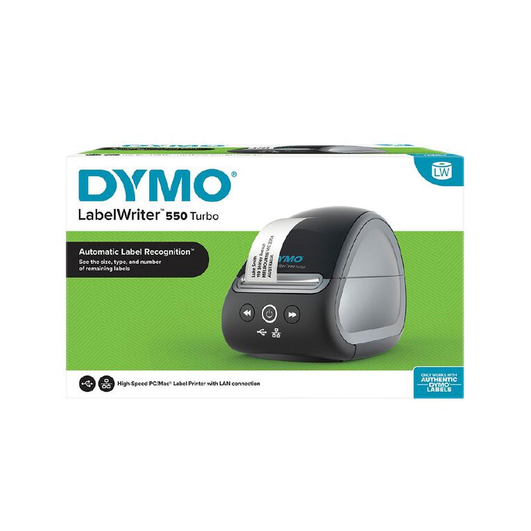 Dymo LabelWriter 550 Turbo Label Printer Black | The Warehouse