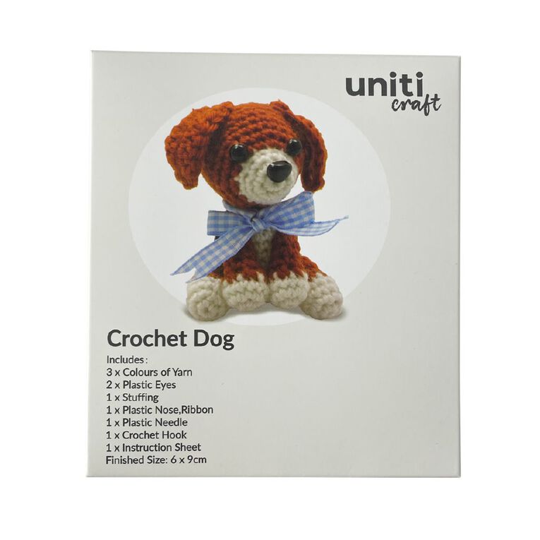 Uniti Craft Adults Crochet Kit Dog, , hi-res