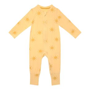 Young Original Babys' Zip-Thru Footless All-in-One