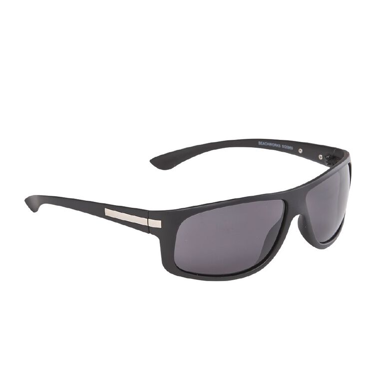 H&H Men's Polarised Wrap Sunglasses, , hi-res