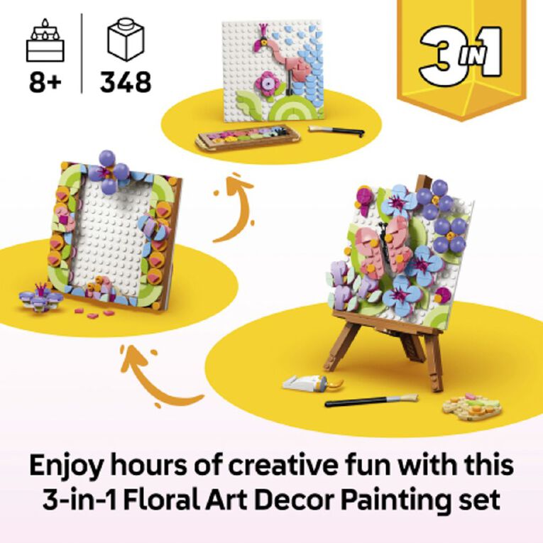 LEGO CREATOR Floral Art Decor Painting 31390, , hi-res