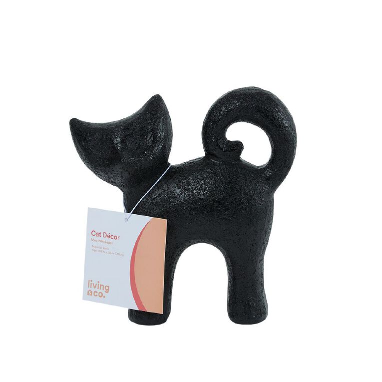 Living & Co Resin Cat Decor, , hi-res